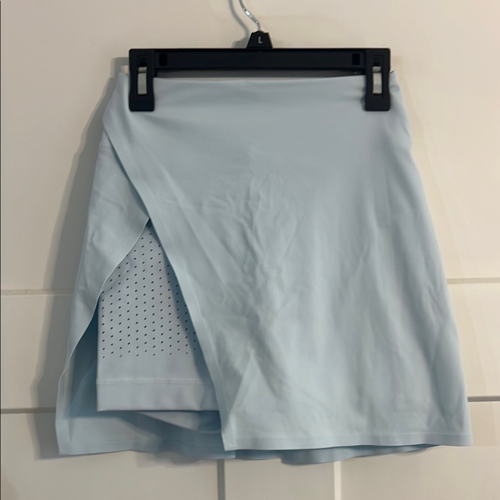 Lululemon Athletica Side Slit Tennis Skirt, Size 0, Powder Blue 🩵 NEW